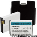 Motorola Q (with black cover) Replacement Battery