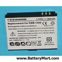 Replacement Audiovox CDM1450 Cell Phone Battery