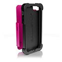 Ballistic Shell Gel (SG) Series for iPhone 5 - Black-ON-Hot Pink