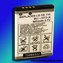 LG CE110 Replacement Battery