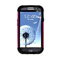 Ballistic Shell Gel (SG) Series for Samsung Galaxy S III - Black-ON-Pink