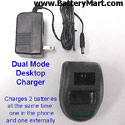 Nokia 2260 Dual Slot Desktop Charger, LCD Display