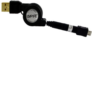 USB Retractable Charger and Power Cord