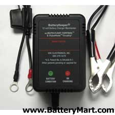 BatteryKeeper 12 Volt, 1 Amp Battery Maintenance Charger