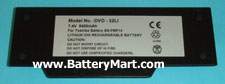 Toshiba SD-P1400 Replacement Battery