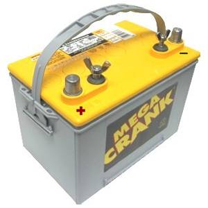Mega Crank Marine AGM Battery (750 CCA)