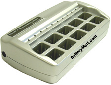 Hitech 9 Volt Battery Charger - 10 Bank