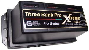 Dual Pro Three Bank Pro Xtreme 12/24 Volt 15 Amp Battery Charger - 3 Banks