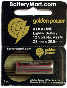 Golden Power 12 Volt Alkaline Lighter Battery