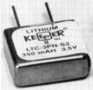 Keeper II LTC-3PN-S2 3.5 Volt 350 mAh Lithium Battery