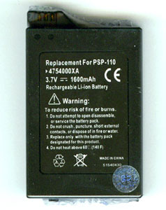 Sony PSP-1000, PSP-1001 Replacement PSP Battery