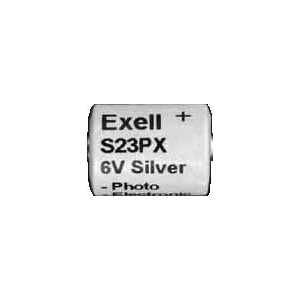 Exell S23PX 6 Volt Silver Oxide Photo Battery