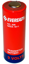 Eveready 206 Industrial Battery