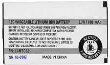 Motorola C343A Replacement Battery