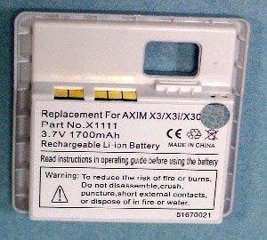 Dell Axim X3, X3i, X30 Battery (High Capacity)