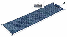 15.4 Volt 900 mAh Rollable Solar Charger