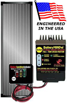 BatteryMINDer 12 Volt 15 Watt Solar Battery Charger