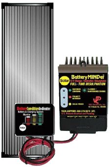 BatteryMINDer 12 Volt 15 Watt Solar Battery Charger