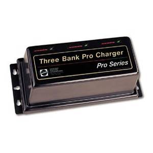 Dual Pro Three Bank Pro 12/24/36 Volt 45 Amp Battery Charger - 3 Banks