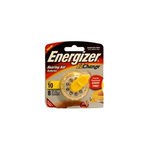 Energizer Size 10 Hearing Aid Batteries - 8 Pack