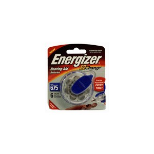 Energizer Size 675 Hearing Aid Batteries - 6 Pack