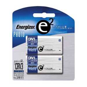 Energizer e2 CRV3 Lithium Photo Batteries - 2 Pack