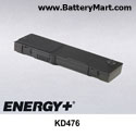 Replacement Battery Pack for Dell Inspiron 6400 E1501 E1505 Latitude 131L Vostro 1000 (Dark Grey)