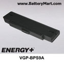 Replacement Battery Pack for Sony Vaio AR, CR, NR, SZ (Rebuild Only)
