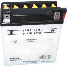 12N5-4B Dry Charge Battery: Acid Required