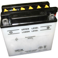 12N7-3B Dry Charge Battery: Acid Required