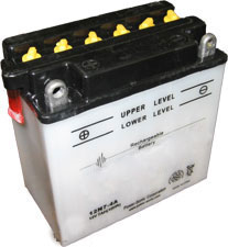 12N7-4A Dry Charge Battery: Acid Required