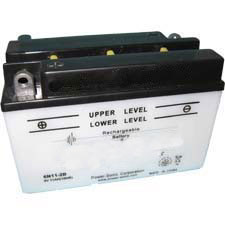 6N11-2D Dry Charge Battery: Acid Required