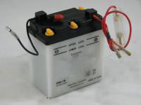 6N6-1B Dry Charged Battery w/o Acid