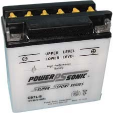 YB7L-B Dry Charged Battery w/o Acid