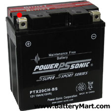PTX20CH-BS AGM Maintenance Free Battery