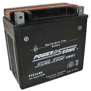 PTX14-BS AGM Power Sonic Battery