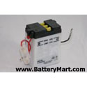 6N2-2A Dry Charged Battery w/o Acid
