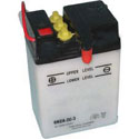 6N2A-2C-3 Dry Charge Battery: Acid Required