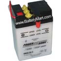 6N2A-2C-3 Dry Charged Battery w/o Acid