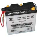 6N4B-2A Dry Charged Motorcycle Battery w/o Acid