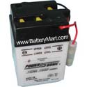 6N4C-1B Dry Charged Battery w/o Acid