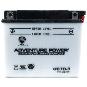 YB7B-B Dry Charge Battery: Acid Required