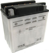 YB10L-B2 Dry Charge Battery: Acid Required