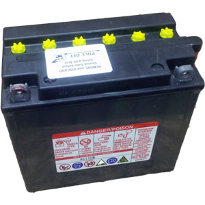YB16-B Dry Charge Battery: Acid Required