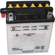 YB3L-A Dry Charge Battery: Acid Required