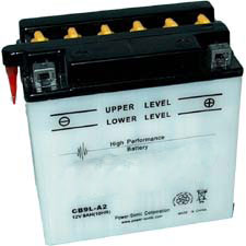 YB9L-A2 Dry Charge Battery: Acid Required