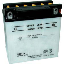 YB9L-B Dry Charge Battery: Acid Required