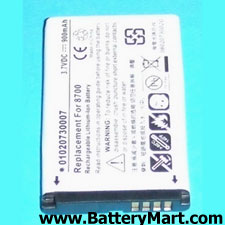 Replacement Blackberry 8700 Battery