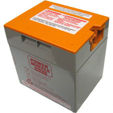 Power Wheels 12V Battery - Probe-style Orange Top