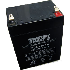 12 Volt 2.9 Ah Sealed Lead Acid Battery - F1 Terminal
